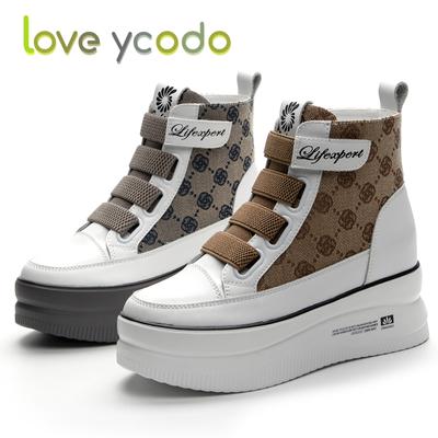 Весенне-осенние модные повседневные ботильоны для женщин и девочек-студентов на толстой подошве