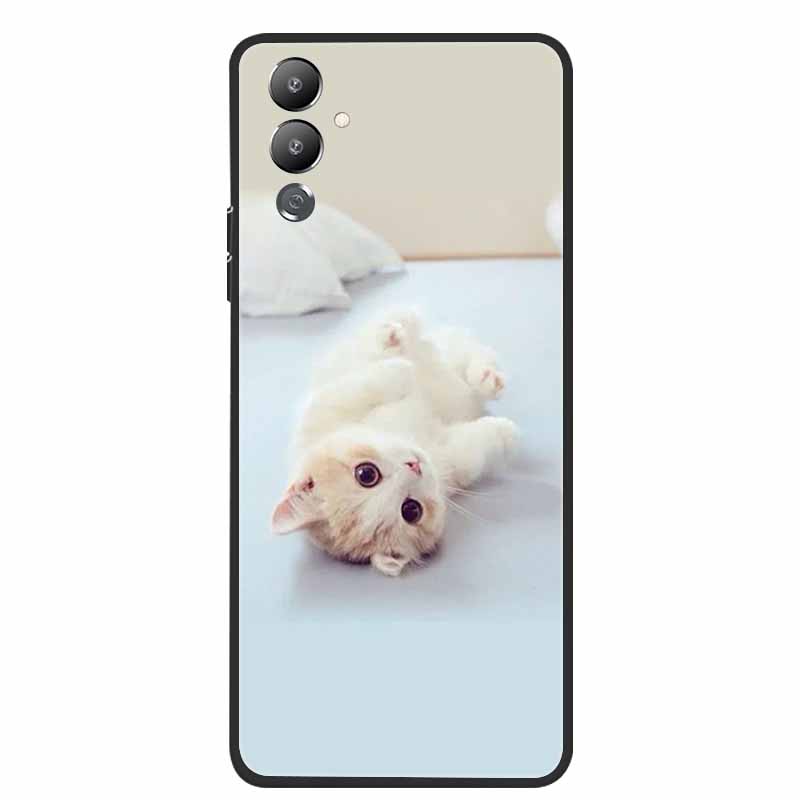 Чехол для Tecno Pova Neo2 Модный Мягкий Силиконовый ТПУ Задняя Крышка Для Tecno Pova Neo 2 Чехлы Бампер Чехол Кот Fundas Neo2 LG6n