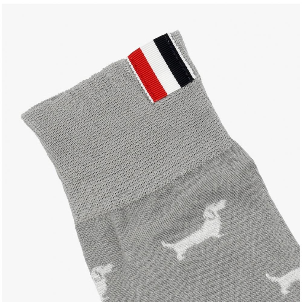 Носки Thom Browne с фестончатым краем и ажурной вязкой Fas226a Y3012 055