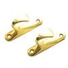 2pcs Durable Modern Hold Curtain Holder Curtain Holdback Wall Hanger Mounted Metal Hooks