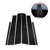 6pcs Car Window B-Column Decoration Stickers Carbon Fiber for BMW 3 Series G20 G28 325li 330d 335   Car Accessories