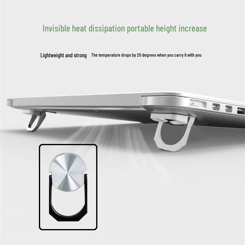 Foldable Metal Laptop Heat Dissipation Stand - Portable and Anti-Collapse Bracket