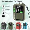 5 Вт Портативное FM-радио Беспроводной Bluetooth-динамик TF-карта USB-накопитель Музыка MP3-плеер