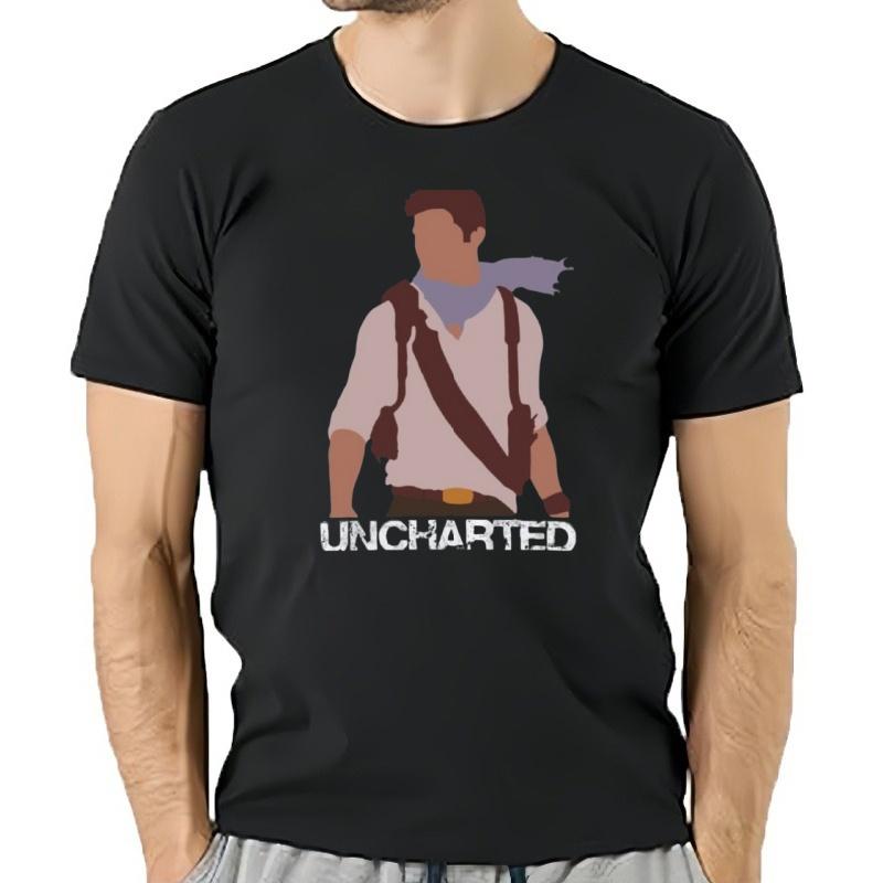Uncharted-Минималистичная футболка с принтом для мужчин футболка blondie футболка для тренировок рубашка