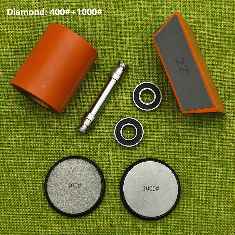 Профессиональная оранжевая роликовая точилка для ножей, деревянная роликовая точилка для ножей, магнитная четырехсторонняя 15/18/20/22°, кухонный набор инструментов для заточки
