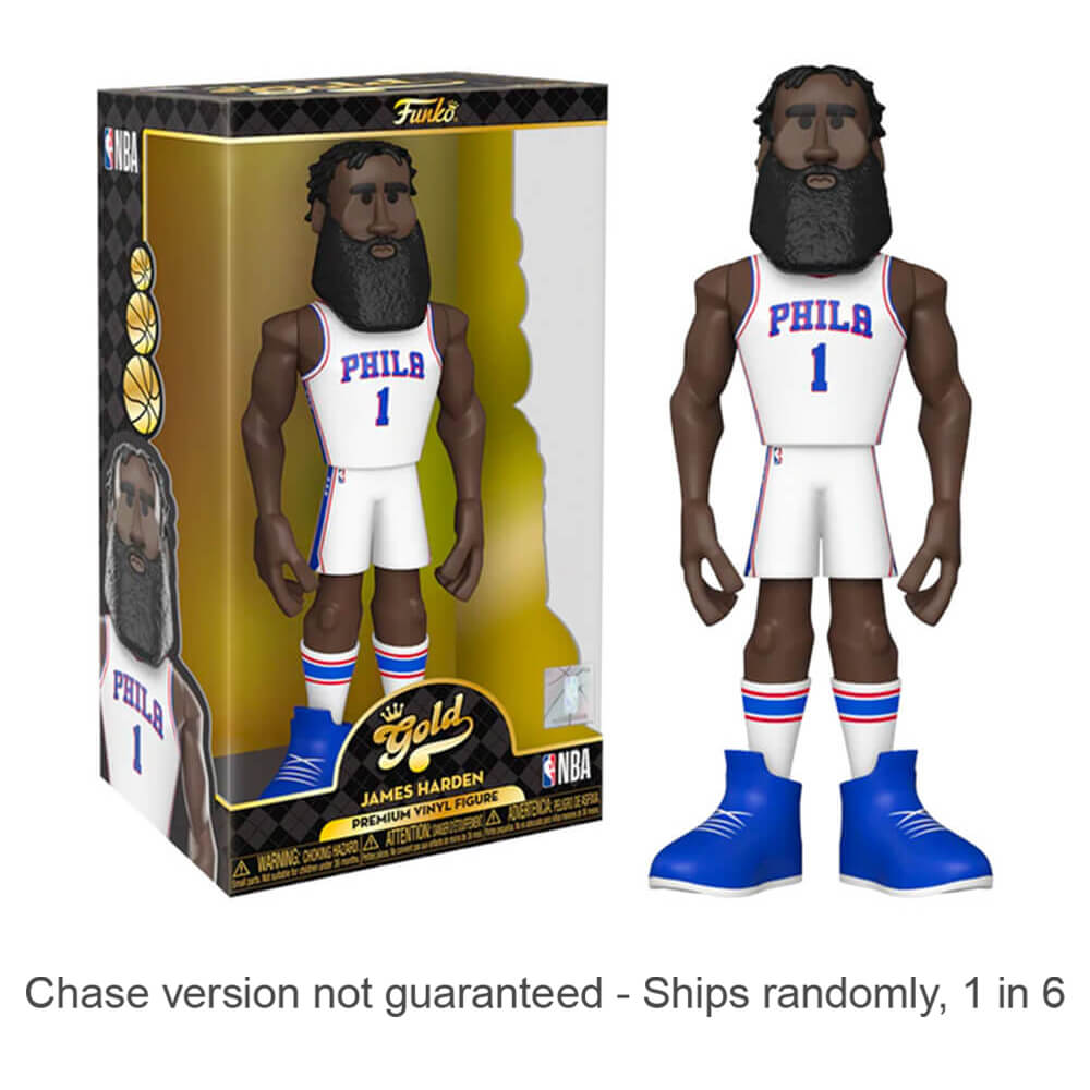 NBA: Rockets James Harden 12-дюймовые виниловые пластинки Gold Chase поставляются 1 из 6
