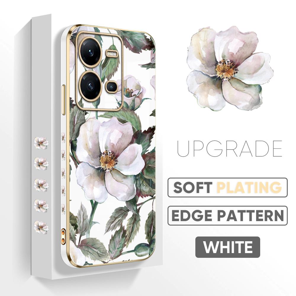 Чехол с цветочным покрытием пиона для Realme 10 C11 8 9 HUAWEI P40 Pro P30 Mate 40 Nova Honor 8i 50 Lite VIVO V23E V25 Y21 Y21S Y02 OPPO A31 A15, чехол