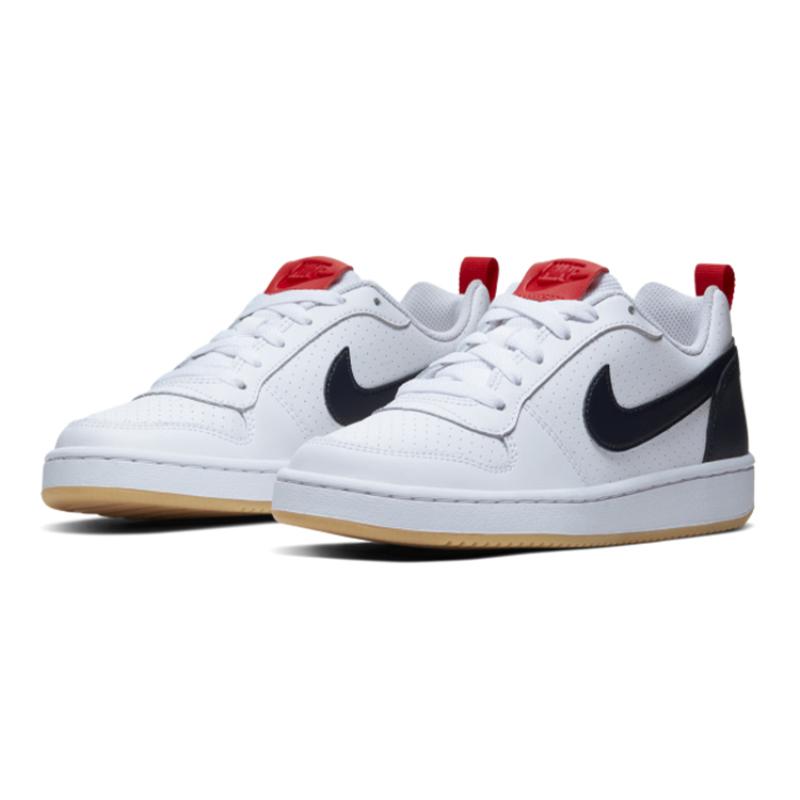 Nike Кроссовки Court Borough Low White Obsidian Gum GS 839985-105