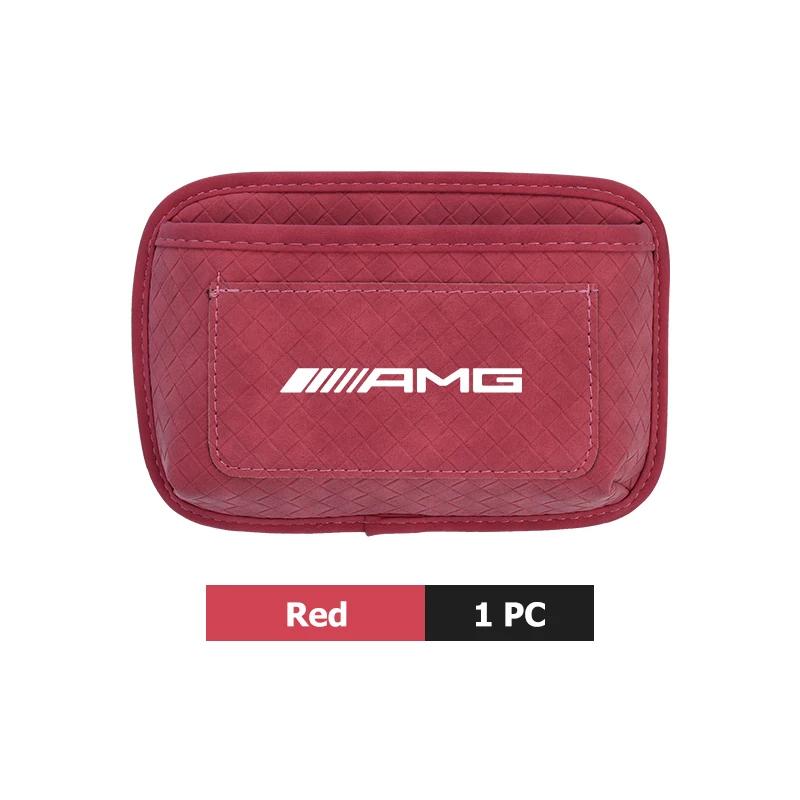 CDS1 Hot 2026 New For Benz Car Door Sticky Storage Pocket Seat Back Organizer Bag For Mercedes Benz AMG A B C E S G Class W201 W210 W