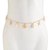 Minimalist Pearl Waist Chain Conch Bohemian Body Chain Starfish Shell Waist Chain  Dress Decoration