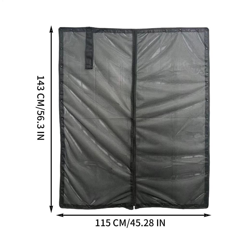 Magnetic Door Screen For Van Magnetic Fly-Proof Net Replacement RV Side Door Fly Protection Net For Camping Outdoor Adventure