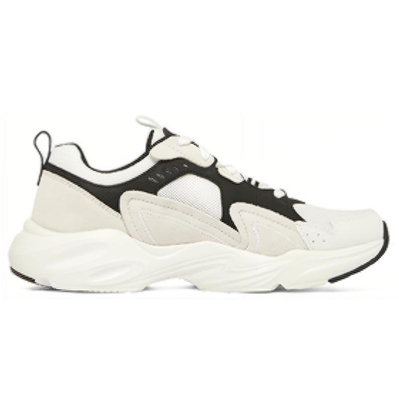 Skechers D'LITES 4.0 Мужские Сетчатые Низкие Папины Кроссовки Бело-Черные 894073-WBK