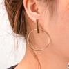 Trendy Simple Hoop Earrings For Women Circle Round Minimalist Earrings Party Fashion Jewelry