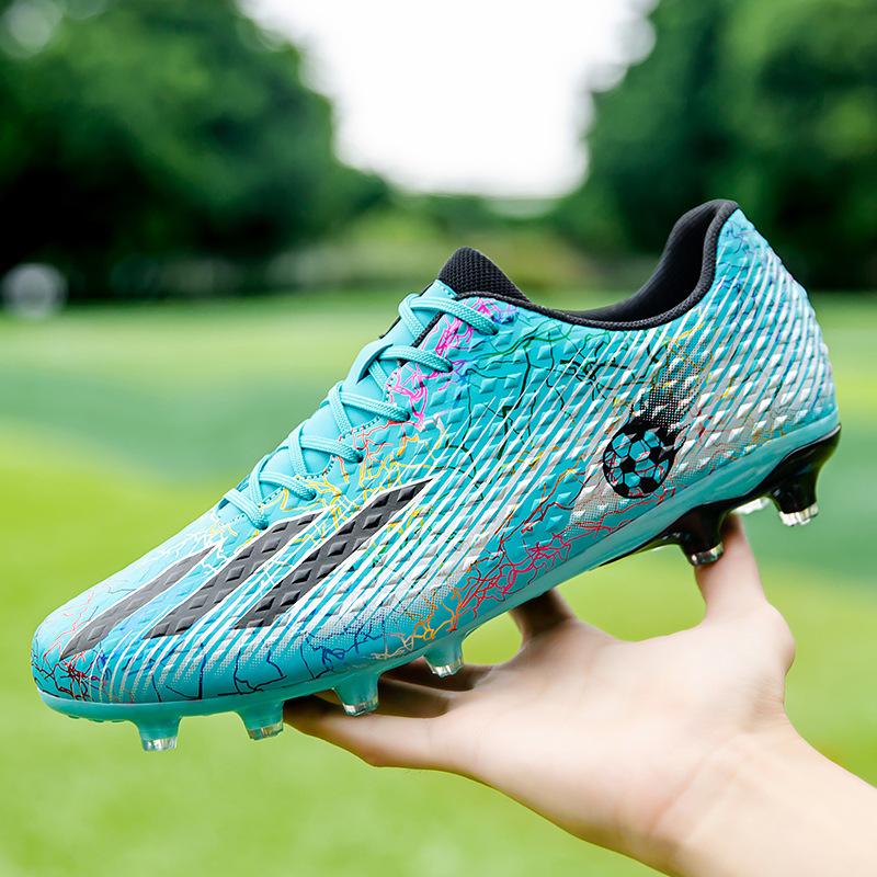 Детские футбольные бутсы большого размера с низким верхом, для мальчиков и девочек, с шипами и длинными шипами
