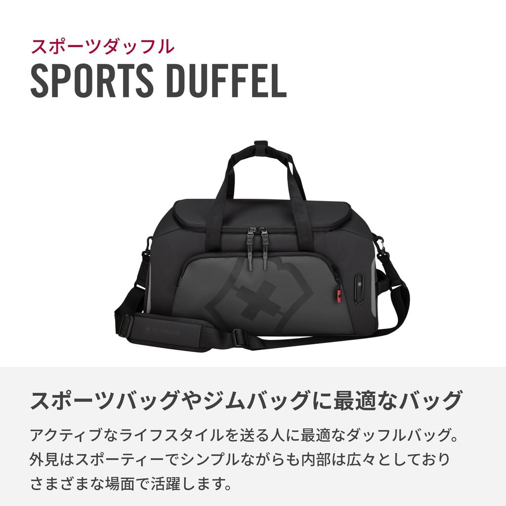 Victorinox Туристическая спортивная дорожная сумка для бизнеса, деловая, дорожная, многофункциональная, черная, 612126 2.0, мужская []