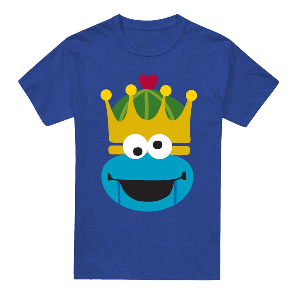 Sesame Street Unisex Adult Cookie Monster Nutcracker Christmas T-Shirt