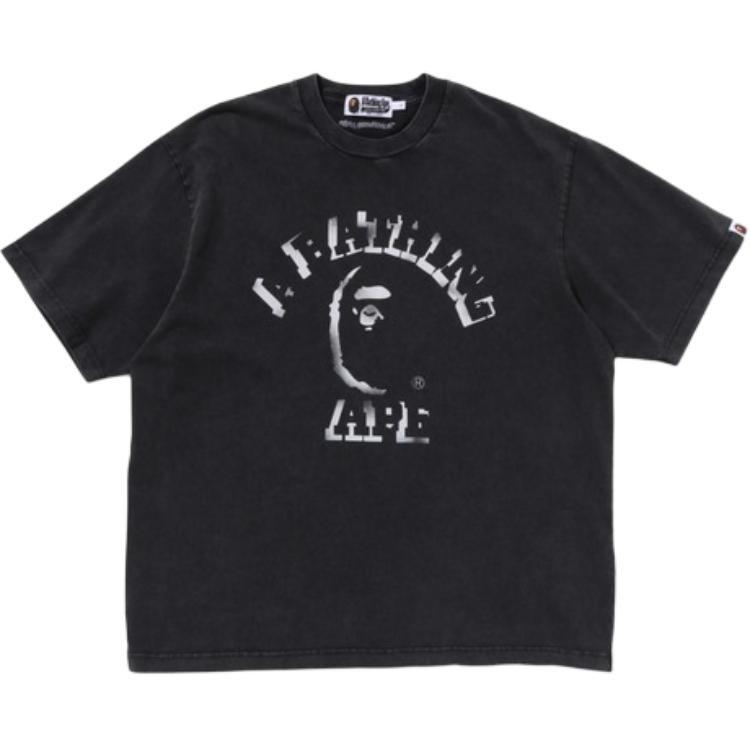 BAPE A Bathing Ape garment-dye spray-print T-shirt Unisex 1L30109345