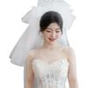 Bridal Veil Bride Elaborate Veil Headscarf Veil Bachelorette Party White