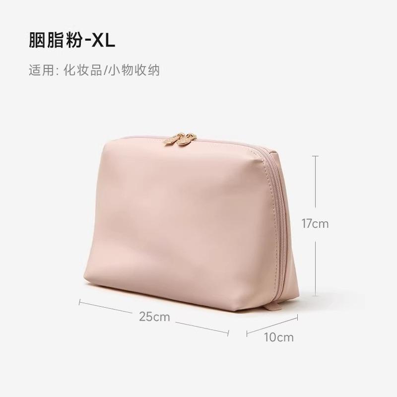 2026Women's high-end portable makeup bag with compartments for organized storage, ideal for travel and toiletries, and waterproof