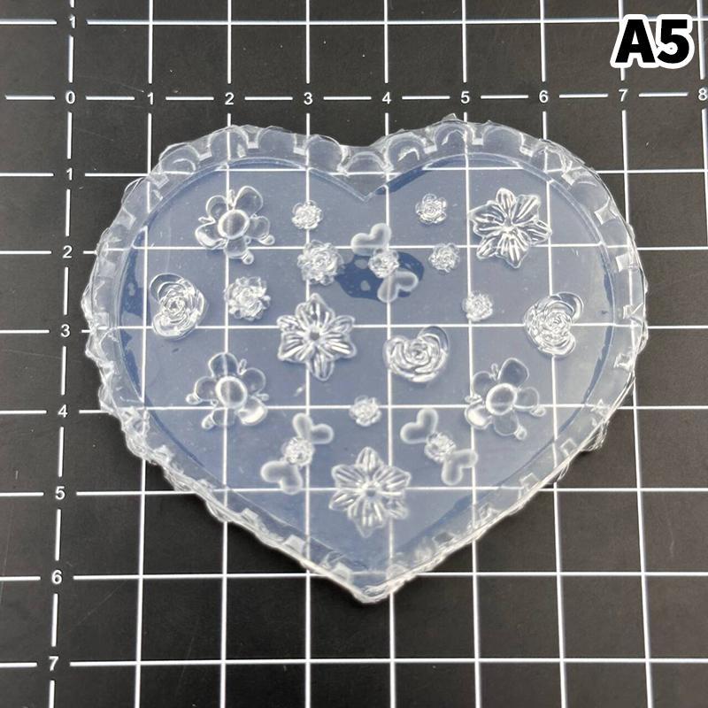 3D Силиконовые Цветы Листья Бабочка Дизайн Маникюрные Шаблоны для Лепки Форма для Маникюра Инструмент для Маникюра Декор Подарки