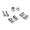 1 Pair Metal String Tree Guide Retainer for ST & SQ Electric Guitar Bass Replacement Parts Silver
