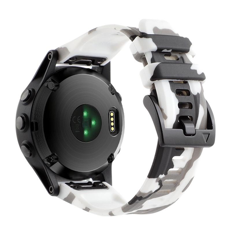 Силиконовый ремешок 22 мм 26 мм для Garmin Fenix7 7X6 5plus Quatix7 6 S60 Epix Pro Gen2 Mk2, аксессуары для ремешка для часов