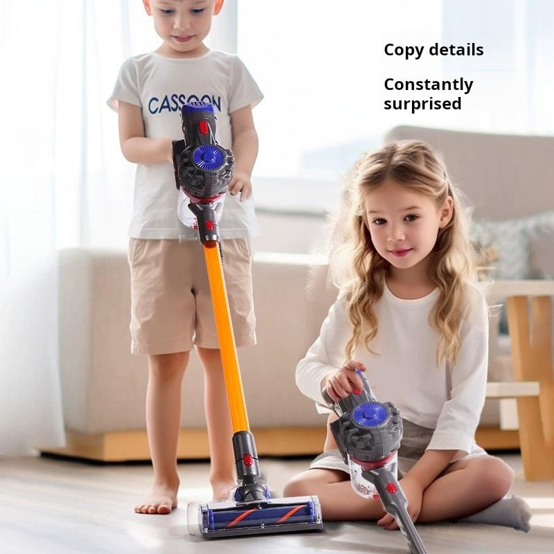Children Electric Vacuum Cleaner Simulation Charging Housework Dust Catcher Toy Kids Learning Educational Role Playing Game Toys