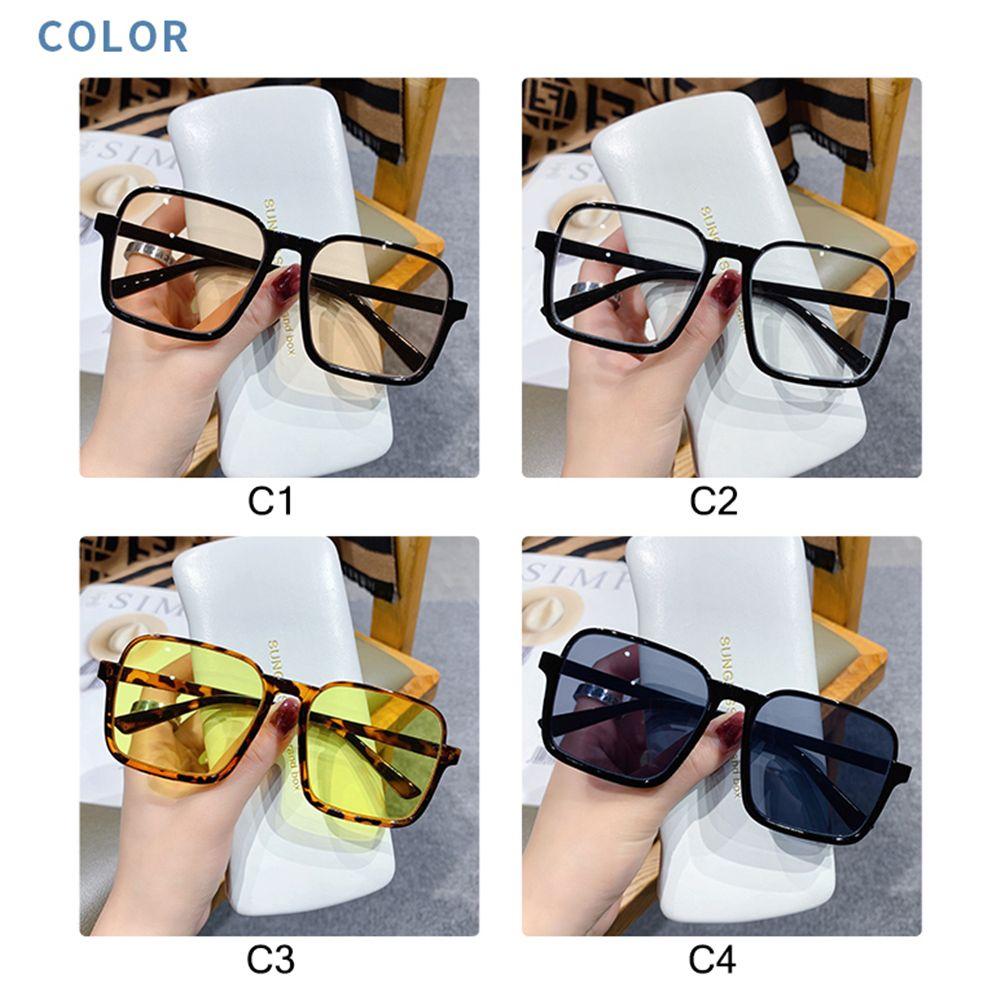 Luxury Black Eyewear UV400 Men Sun Glasses Oversized Sunglasses Goggle Women Square Sunglasses