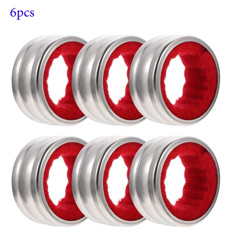 Stainless Steel Wine Bottle Collars Drip Ring Velvet Lined Anti-overflow Wine Drip Catcher for Home Bar Restaurant Outdoor Party 7