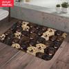 Labrador Retriever Rug Suitable For Bathroom, Kitchen & Entryway - Non-Slip Water Absorbent Floor Mat With Adorable Labrador Puppy, Washable Soft Suit
