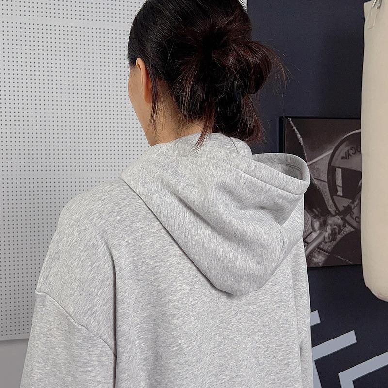 Puma Повседневная однотонная куртка с капюшоном на молнии с длинными рукавами и спущенной линией плеча Женские куртки 636312-04