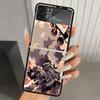 Back To The Future TV Hard PC Phone Case For Samsung Galaxy Z Flip 6 5 4 3 Black Cover ZFlip6 Flip5 Flip4 5G Foldable Print Case