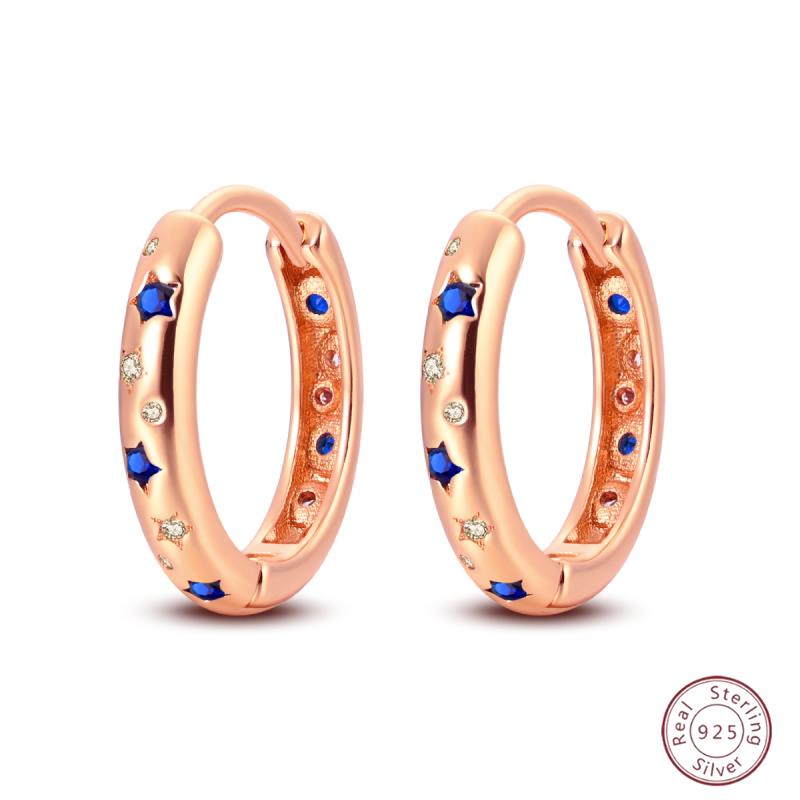 Серьги-кольца из серебра 925 пробы, минималистичные, золотые, круглые, модные, с застежкой-пряжкой с цирконием, свадебные украшения, подарок для женщин