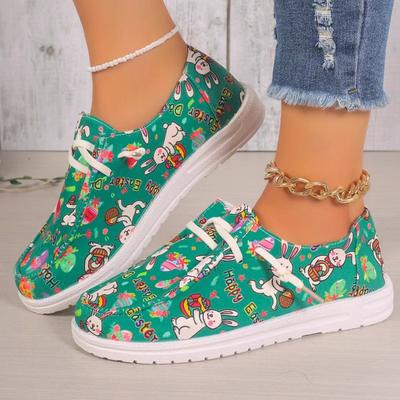 Повседневная обувь больших размеров Женская новая парусиновая обувь на плоской подошве на шнуровке Низкие лоферы Женская обувь для одиночек на осень 2025