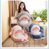 Cute Cartoon Shark Cushion Sofa Home Plush Tatami Office Bedroom Waist Car Travel Pillow Children's Girl Gift Home Decoration