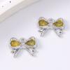 5pcs Cute Crystal CZ Bowknot Charms Pendants for Jewelry Making Necklace Earrings Bracelet DIY Handmade Accessories Supplies