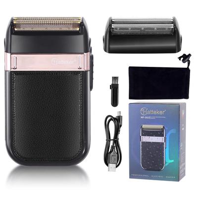 Мужская водонепроницаемая возвратно-поступательная бритва-шейвер, беспроводная электрическая перезаряжаемая бритва, прецизионный триммер для бороды и бакенбард, бритвы