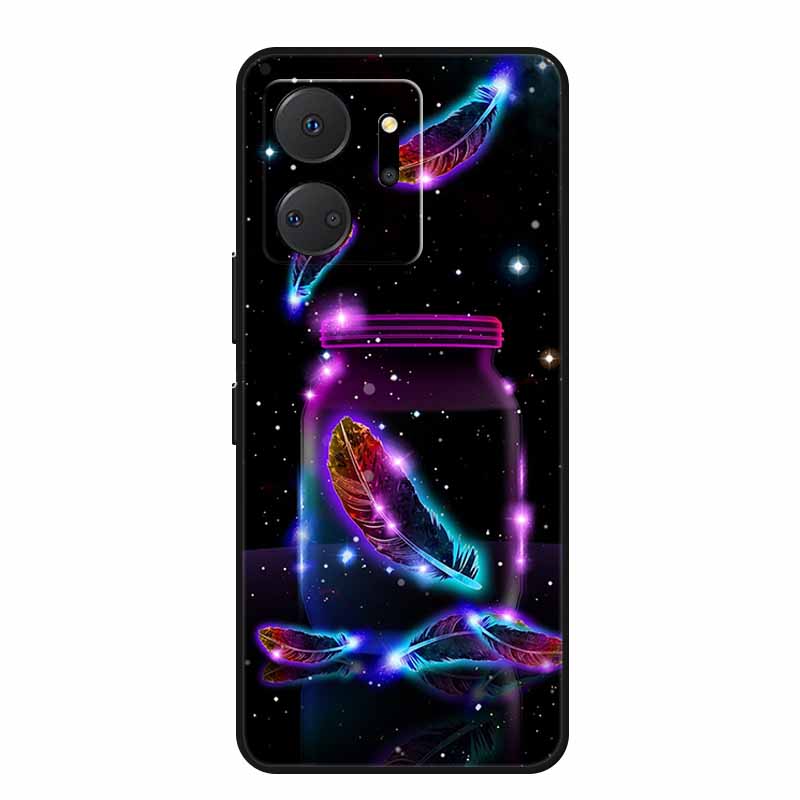 Чехол для телефона Honor X7a Задняя крышка Чехол X 7 a Coque Ударопрочный Черный Силикон Мягкий Funda Для Honor Play 7T 7 T Чехол Play7T Capa