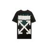 OFF WHITE Короткая футболка-накидка 'Dripping Arrows' Черная OMAA038R201850051001