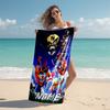 Personalized customized proof beach towel with Crash Bandicoot 4 It's About Time pattern - soft, absorbent, quick-drying, perfect swimming, camping&ba