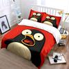 Shocked penguin faces pattern. Bedding sets Duvet cover sets Duvet covers Pillowcases(1 * Duvet Cover 2 * Pillowcases, without duvet insert)