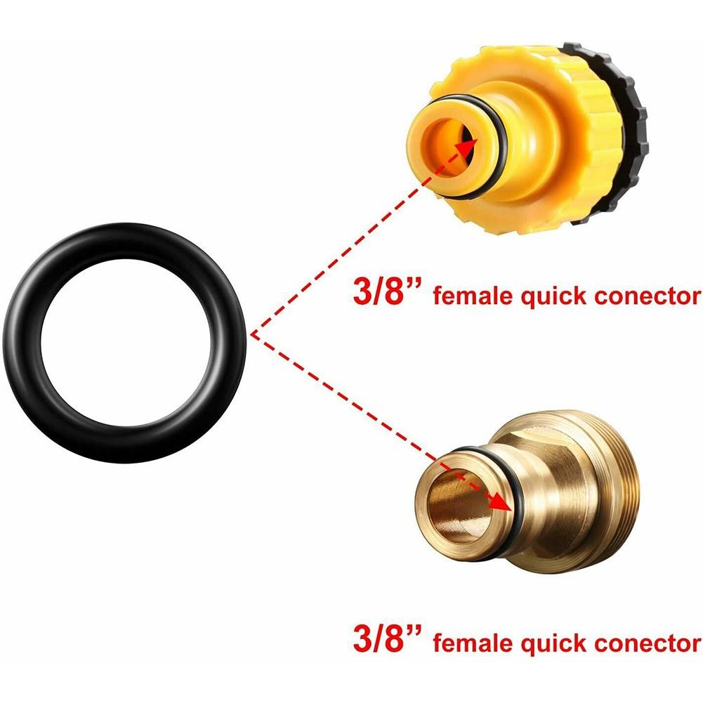 50 колец для мойки высокого давления, комплект колец для шланга для быстроразъемного соединения 1/4\" 3/8\" M22
