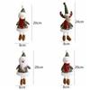 Мультяшный Санта-Клаус, подвесные украшения, мягкие украшения для рождественской елки, подарок на Новый год