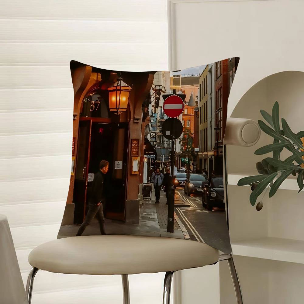 Мода Странствующий Манчестер Сити Наволочка Комфорт Диван-кровать Шелковистая элегантная Невидимая молния Декоративная наволочка