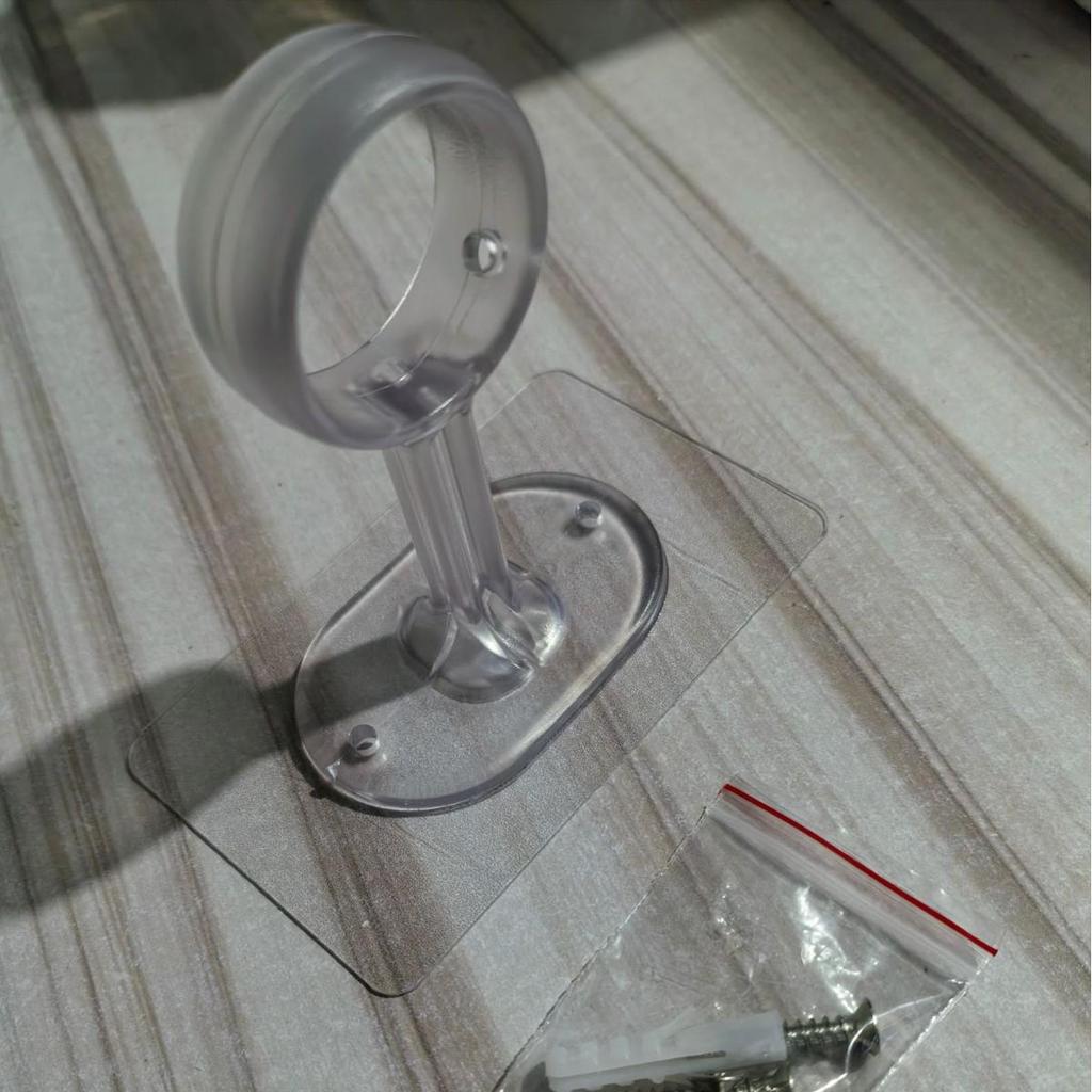 Self-Adhesive No-Drill Ceiling-Mounted Curtain Rod Hook