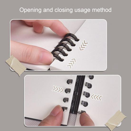 Loose-Leaf Notebook Horizontal Lines Squares Blanks Thickened Paper Dairy Notebook Home Study