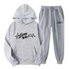 Men Women Couple Hoodie Set Long Sleeve Top Pants Casual Sportswear Fall Outfit
