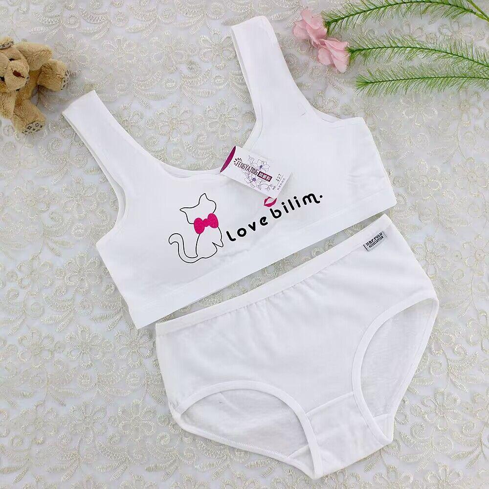 Bra for Kids Cotton Training Bra Girls Teens Underwear 8-14Years