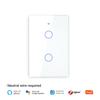 Does Not Require Neutral Wire RF 433+Wifi Wall Light Switch for Smart Living/Tuya Wireless Remote Control Switch 1/2/3/4 Sets