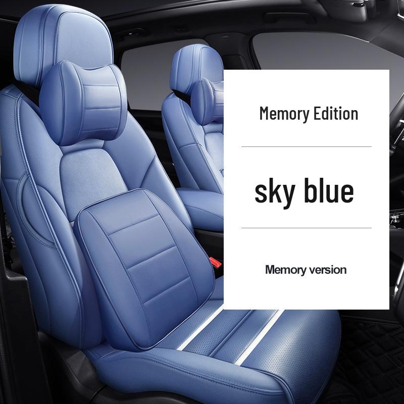 Кожаные чехлы на сиденья Mercedes-Benz C/E/GLC/A-Class – Полный охват, Всесезонная подушка